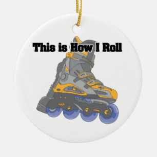 Hoe ik rol (Rollerblades/Skeelers) Keramisch Ornament