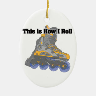 Hoe ik rol (Rollerblades/Skeelers) Keramisch Ornament