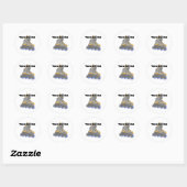 Hoe ik rol (Rollerblades/Skeelers) Ronde Sticker (Vel)