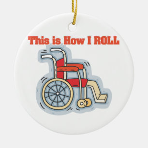Hoe ik rol (rolstoel) keramisch ornament