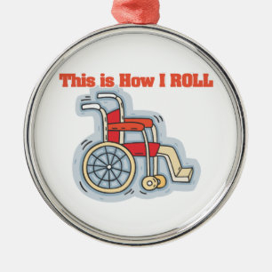 Hoe ik rol (rolstoel) metalen ornament
