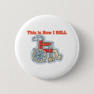 Hoe ik rol (rolstoel) ronde button 5,7 cm