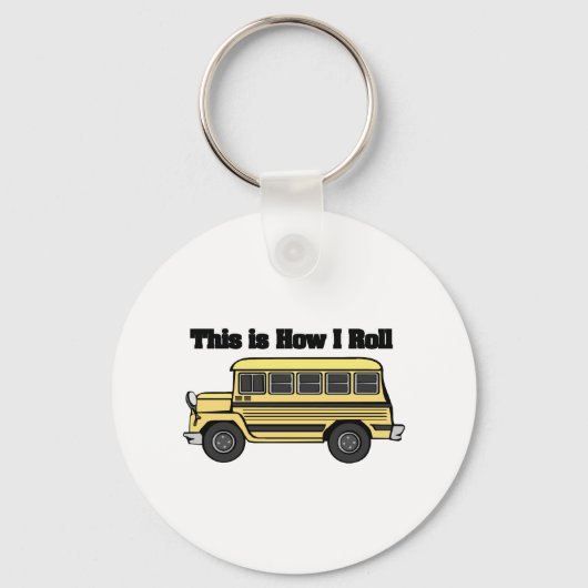 Hoe ik rol (schoolbus) sleutelhanger (Voorkant)
