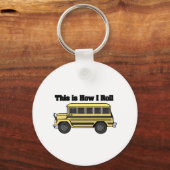 Hoe ik rol (schoolbus) sleutelhanger (Voorkant)