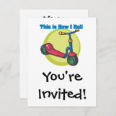 Hoe ik rol (Scooter) Kaart (Voorkant / Achterkant)