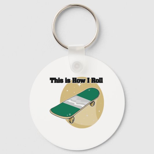 Hoe ik rol (Skateboard) Sleutelhanger (Voorkant)