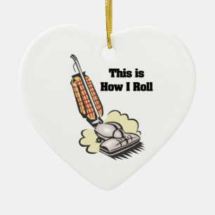 Hoe ik rol (Stofzuiger) Keramisch Ornament
