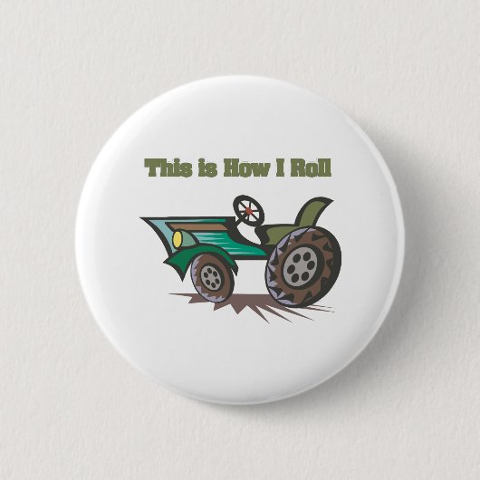 Hoe ik rol (Tractor) Ronde Button 5,7 Cm (Voorkant)