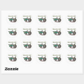 Hoe ik rol (Tractor) Ronde Sticker (Vel)