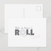 Hoe ik Roll Briefkaart (Voorkant / Achterkant)