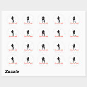Hoe ik Roll Derby Meisje Ronde Sticker (Vel)