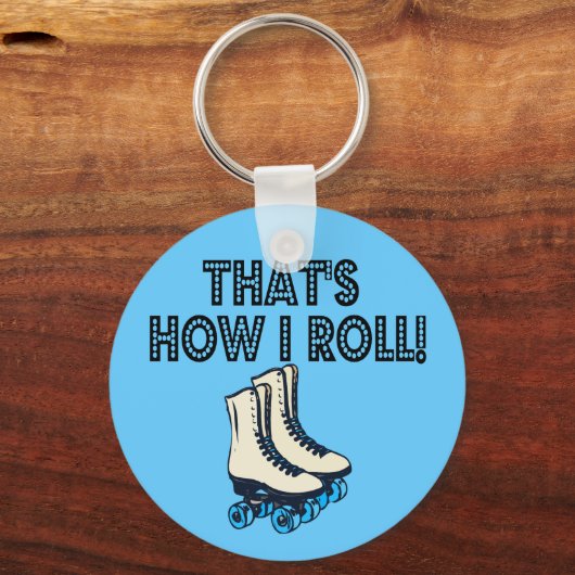 HOE IK ROLLerskate Sleutelhanger (Voorkant)