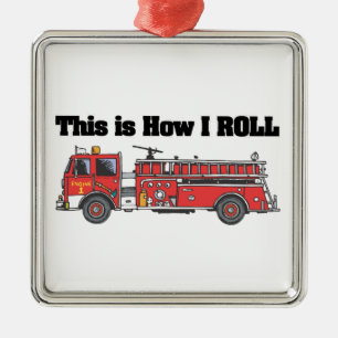 Hoe ik rolt (brandweermotor/vrachtwagen) metalen ornament