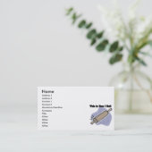 Hoe ik rolt (de Rolling Pin van Baker) Visitekaartje (Staand voorkant)