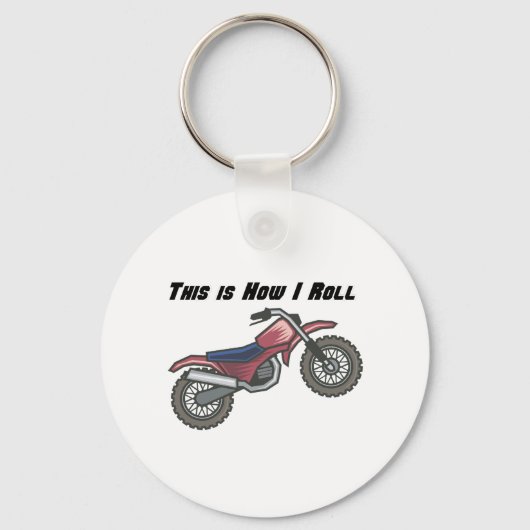 Hoe ik rolt (Dirt Bike) Sleutelhanger (Voorkant)