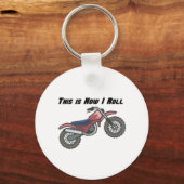 Hoe ik rolt (Dirt Bike) Sleutelhanger (Voorkant)