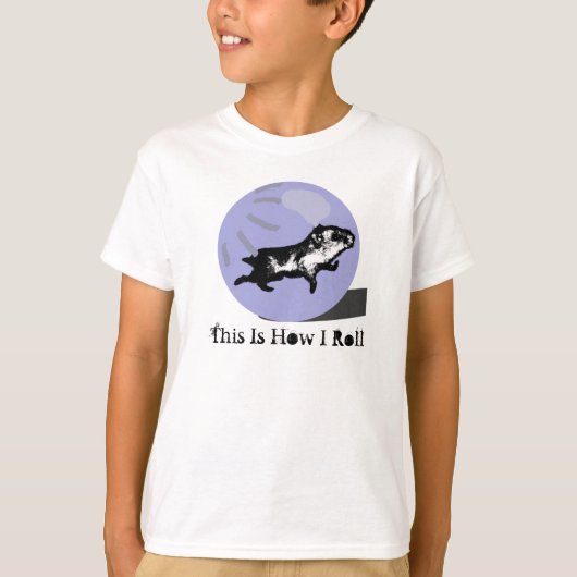 Hoe ik rolt - Hamster Ball T-shirt (Voorkant)