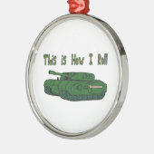 Hoe ik rolt (militaire tank) metalen ornament (Links)