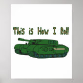 Hoe ik rolt (militaire tank) poster (Voorkant)
