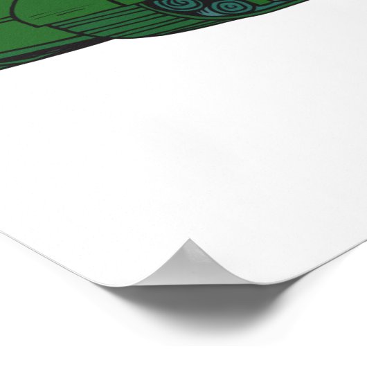 Hoe ik rolt (militaire tank) poster (Hoek)