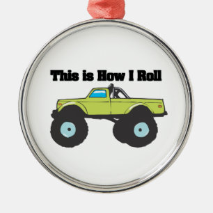 Hoe ik rolt (Monster Truck) Metalen Ornament
