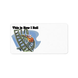Hoe ik rolt (Onderzetter Roller) Etiket