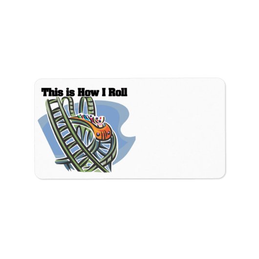 Hoe ik rolt (Onderzetter Roller) Etiket (Voorkant)