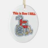 Hoe ik rolt (rolstoel) keramisch ornament (Rechts)