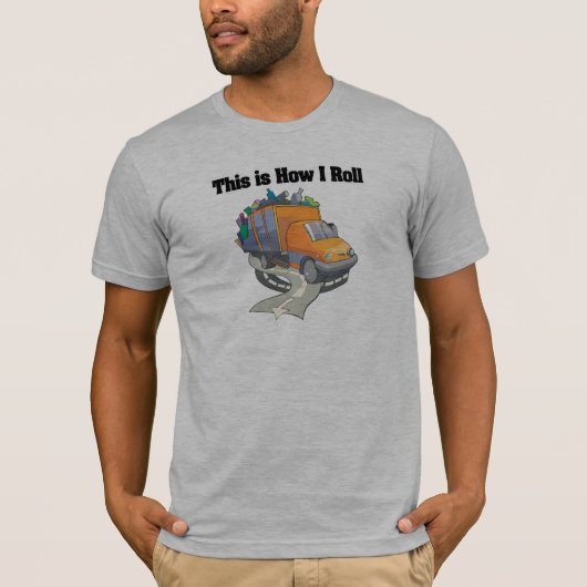 Hoe ik rolt (vuilniswagen) t-shirt (Voorkant)