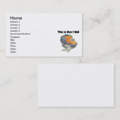 Hoe ik rolt (vuilniswagen) visitekaartje (Voorkant / Achterkant)