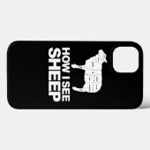 Hoe ik schapenwol zie Case-Mate iPhone case (Achterkant (horizontaal))