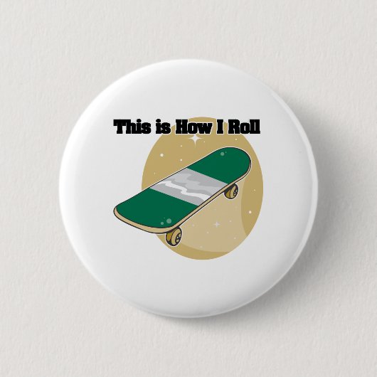 Hoe ik skate (skateboard) ronde button 5,7 cm (Voorkant)