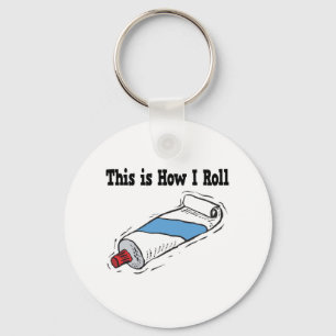 Hoe ik tandpastabuis rol sleutelhanger
