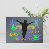 Hoe ik (Tween Boys) Uitnodiging rol (Staand voorkant)