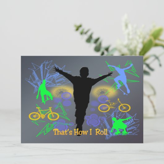 Hoe ik (Tween Boys) Uitnodiging rol (Staand voorkant)