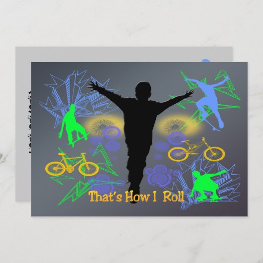 Hoe ik (Tween Boys) Uitnodiging rol (Voorkant / Achterkant)