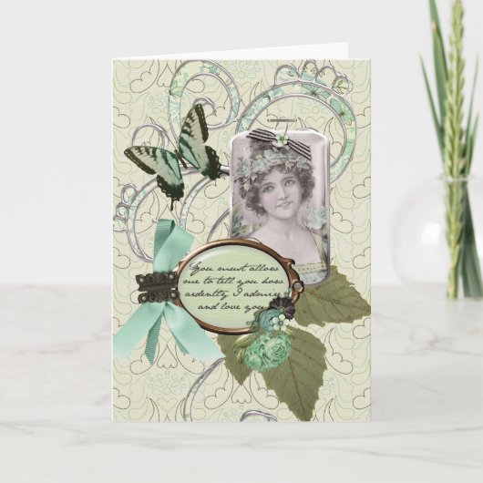 Hoe ik van u Ardently houd! Kaart (Voorkant)