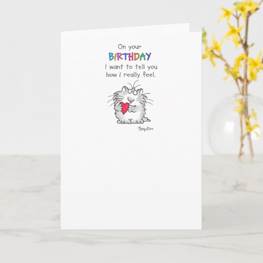 HOE IK WERKELIJK VOEL KAART (Gele Bloem)