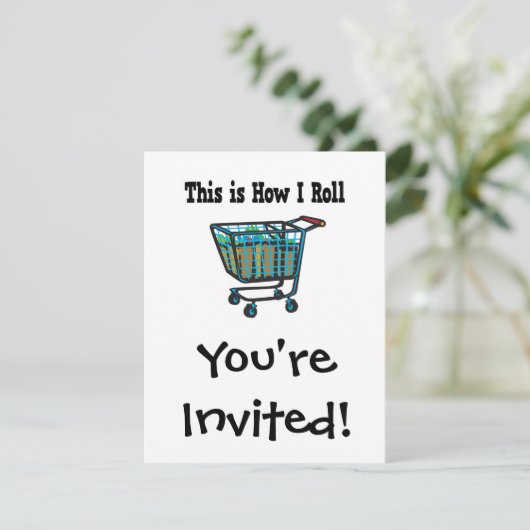 Hoe ik winkelwagentje rol kaart (Staand voorkant)