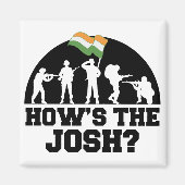 Hoe is de Josh Hindi India Quote Slogan Magneet (Voorkant)