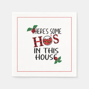Hoe is het in dit huis, Santa Funny Christmas Servet