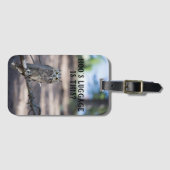 Hoe is het met bagage? Grote gehoornde uil Bagagelabel (Voorkant (horizontaal))