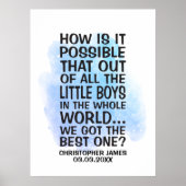Hoe is het mogelijk dat van al die kleine jongens poster (Voorkant)