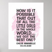Hoe is het mogelijk dat van al die kleine meisjes poster (Voorkant)