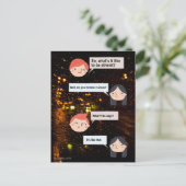 Hoe is het om een atheïst te zijn? briefkaart (Staand voorkant)