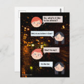 Hoe is het om een atheïst te zijn? briefkaart (Voorkant / Achterkant)