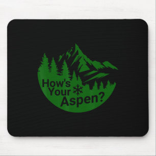 Hoe is je Aspen Grappige Aspen Colorado Ski Skien  Muismat