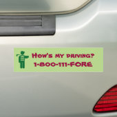 Hoe is mijn drijvende bumpersticker? bumpersticker (Op auto)