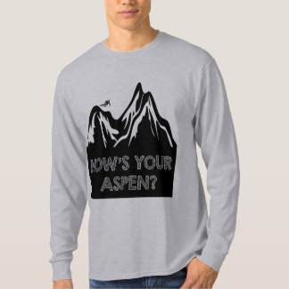 Hoe is uw Aspen Funny Laugh Skiing Edition? T-shirt