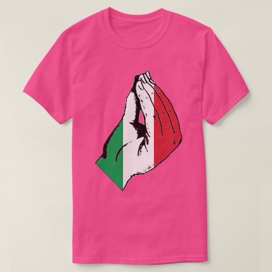 Hoe Italiaans doe-het-wat grappige nieuwigheid in  T-shirt (Design voorkant)